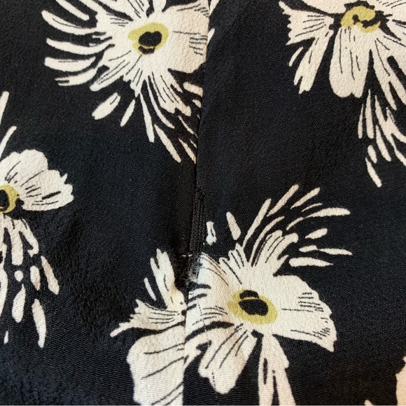 Zara Floral Romper Dress Long Sleeve XS - Picture 13 of 13